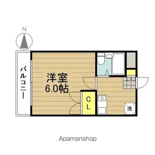 戸田パークハイツ【206号室】の間取り