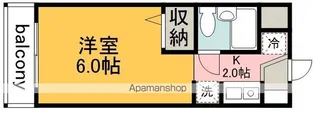 ラフィーネ中原【1階】の間取り