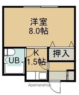 レノンやながわ【302号室】の間取り