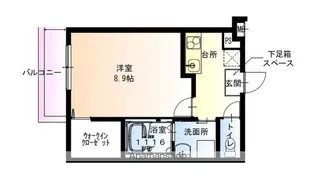 フジパレス山之内ノース【3階】の間取り
