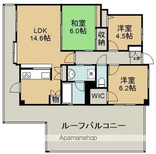 アドリーム川越【12階】の間取り