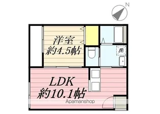 ミキハウス南三咲【3階】の間取り
