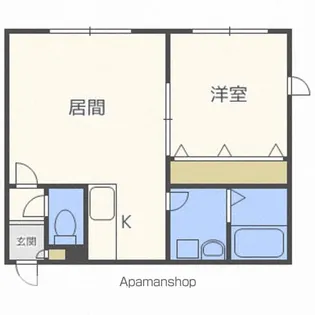 ラ・ヴェスタ平岸【102号室】の間取り