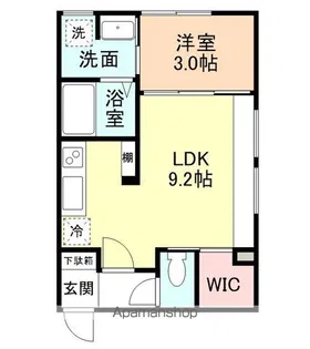 INTEGRAL KiKi【1階】の間取り