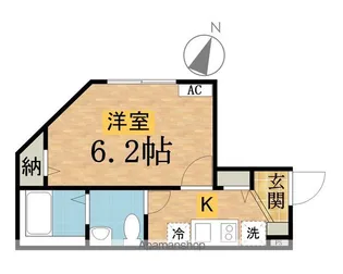 カインドネス西八王子台町【1階】の間取り