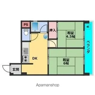 OS・SKYマイネビル【3階】の間取り