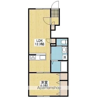 MHT立花 A棟【102号室】の間取り