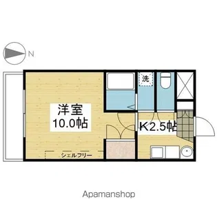 サンハイツ11【302.号室】の間取り