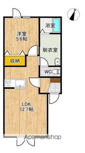 西11南16AP【2B号室】の間取り