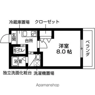 NAGEOIRE【303号室】の間取り
