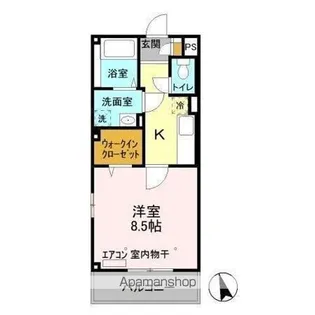 ロイヤルフレア・M【2階】の間取り