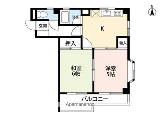キャッスルイン【3階】の間取り