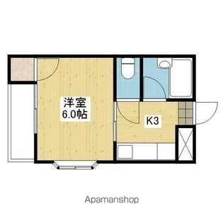 木村ビル【201.号室】の間取り