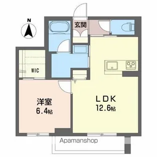 プレミアム虎丸【1階】の間取り