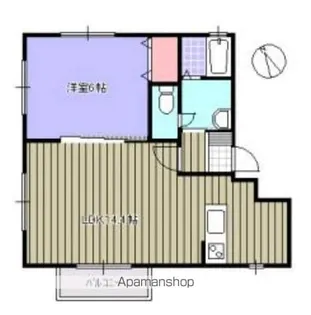 マンションカシオペア【201号室】の間取り