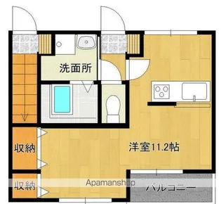 ベルメゾン小金原【1階】の間取り