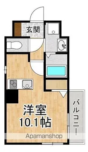 RAY SQUARE 大津【205号室】の間取り