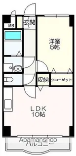 マリベールAOYAGI【3階】の間取り