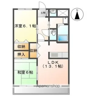 アルマ館 Ⅲ【1階】の間取り