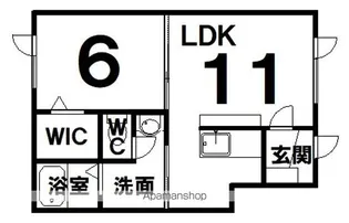 カテリーナ【2-B号室】の間取り