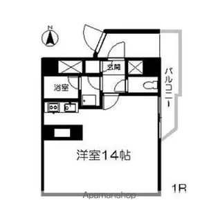 ロイヤルヒルズ上杉【8階】の間取り