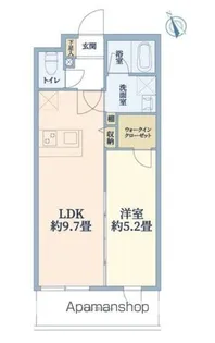 ウェルスクエア万代東【1階】の間取り