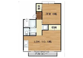 セントラルハイツA【2階】の間取り