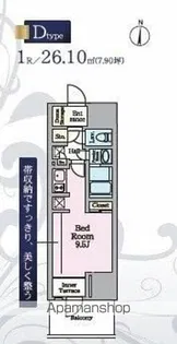 リビオメゾン東陽町HUTTE【1102号室】の間取り
