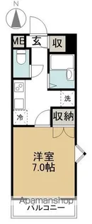 クレストⅢ【101号室】の間取り
