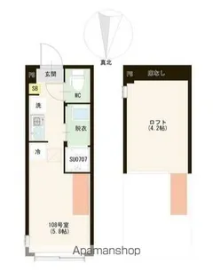 ハーモニーテラス富士見台Ⅳ【1階】の間取り