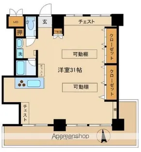 東建ニューハイツ九段【3階】の間取り