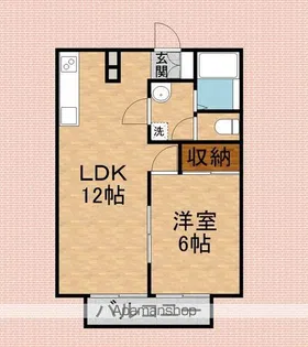 メゾンドレーニア【1階】の間取り