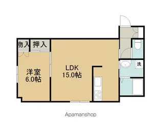 ロイヤルハイム緑町A【301号室】の間取り