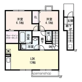 エターナル・グレイス【203号室】の間取り