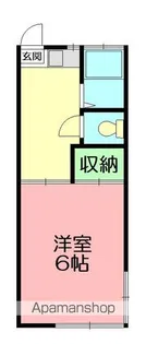 テミー・ルームワン【2階】の間取り