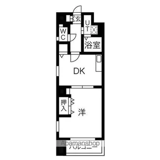 レジデンスカープ今池【5階】の間取り
