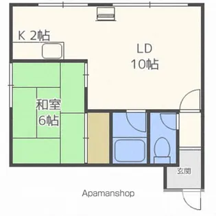 マンション松田【303号室】の間取り