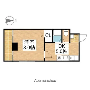 田中ビル【703号室】の間取り