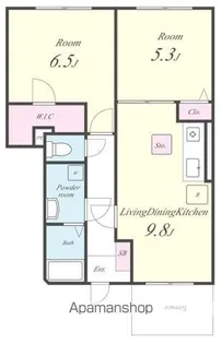 グレースコンフォート【1階】の間取り