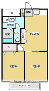 椛コーポ【1階】の間取り