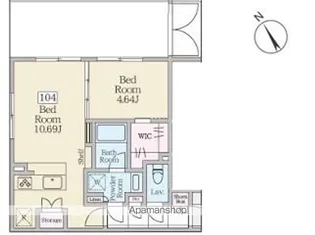 REVERESIDENCE三軒茶屋【1階】の間取り