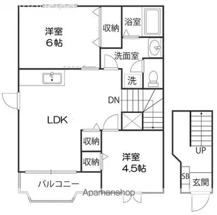 ピュアクレストⅡ【2階】の間取り