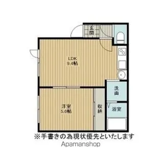 ハイツイーグル【102号室】の間取り