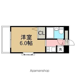 プレステージ横田【401号室】の間取り