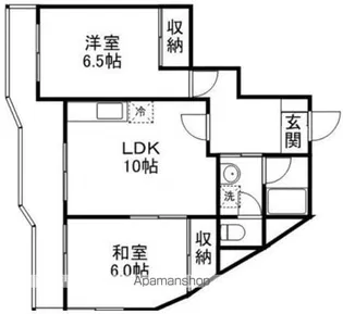 LA吉祥寺【202号室】の間取り