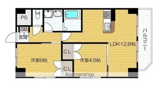 CRESCENT【603号室号室】の間取り