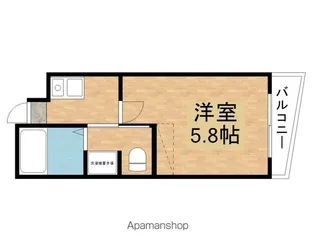 1Kの間取り画像