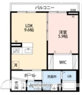 三ツ池BASE【3階】の間取り