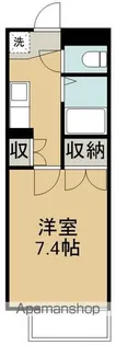 プチメゾンⅡ【202号室】の間取り