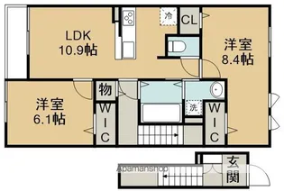ラフォンテ【2階】の間取り